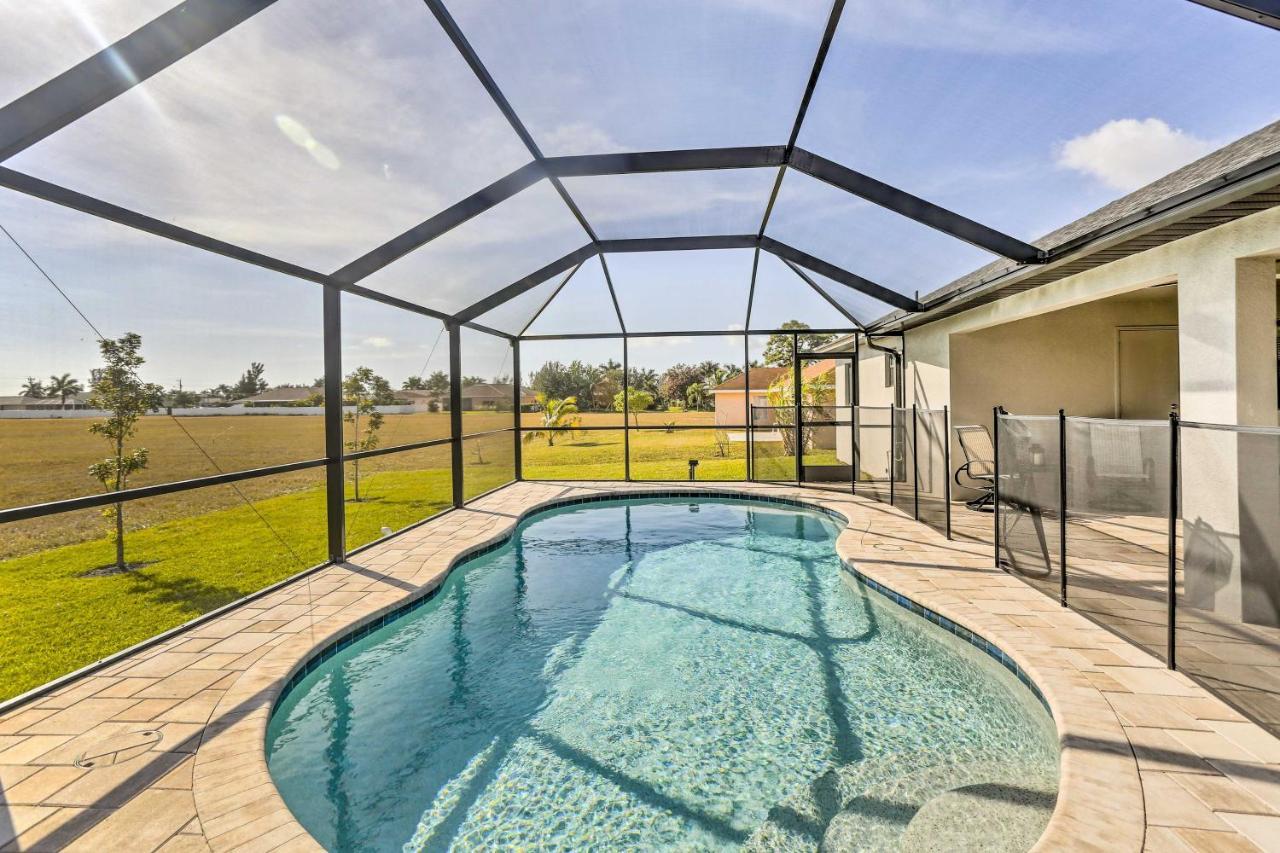 Central Cape Coral House With Private Screened Pool! Exterior foto